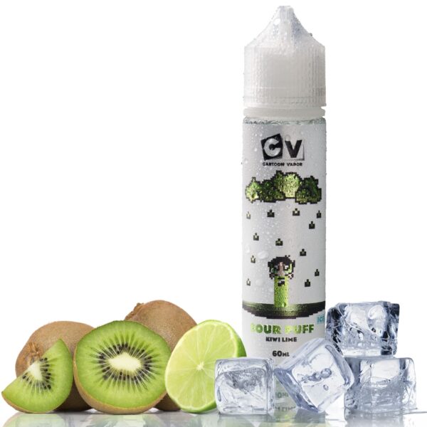 CV - Sour Puff - Kiwi Lime ICE (60ML) 4mg