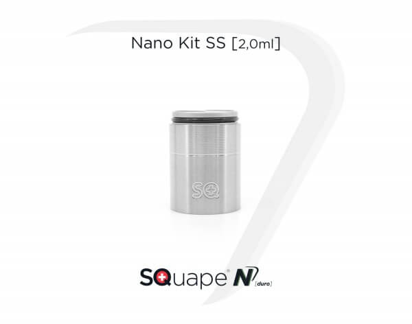 SQuape -  N[duro] - Nano Kit 2.0ml Stainless Steel